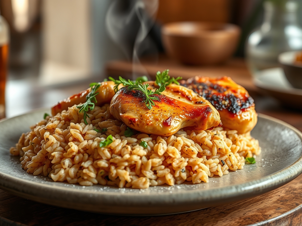 brown rice and chicken recipes