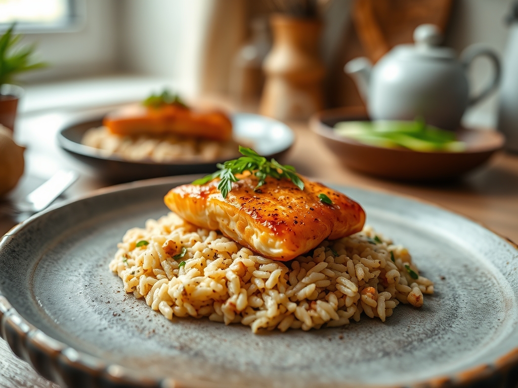 brown rice and salmon recipes