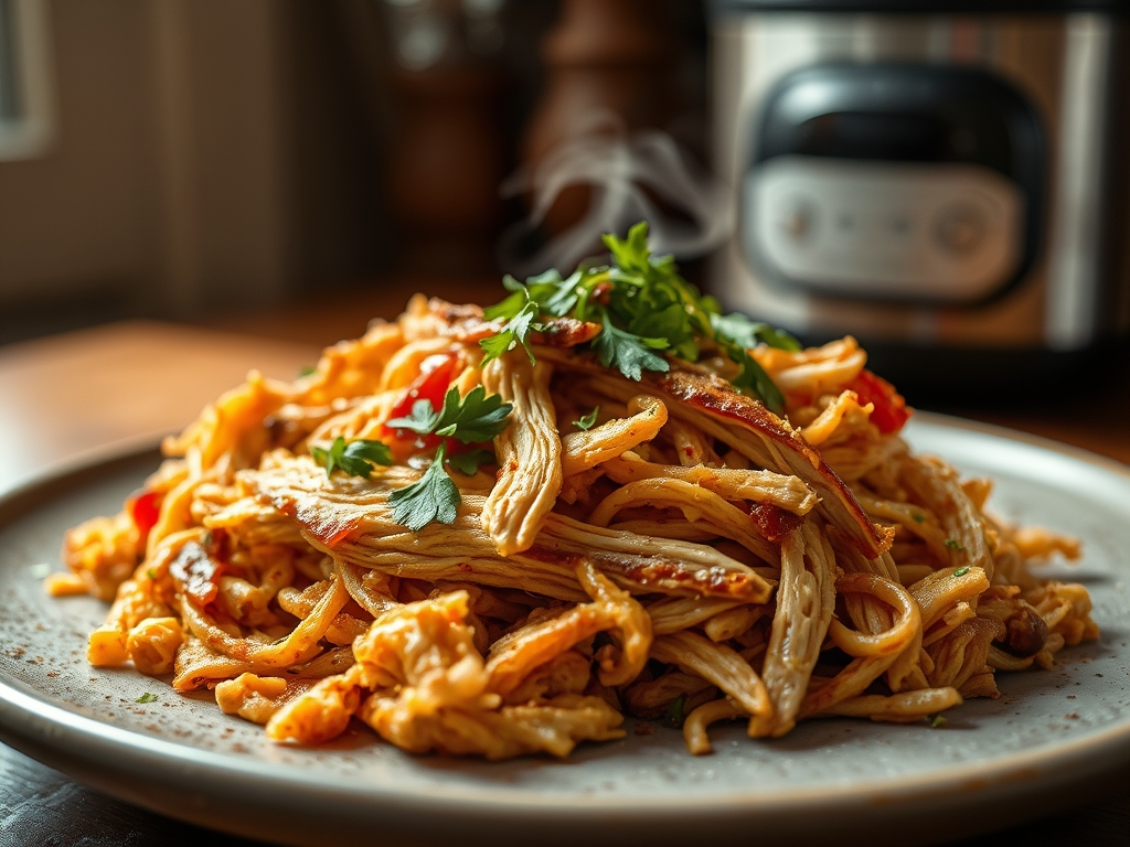 crockpot shredded chicken recipes